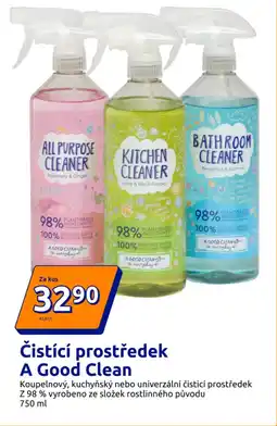 Action Čistící prostředek a good clean nabídka