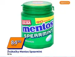 Action Žvýkačky mentos spearmint nabídka