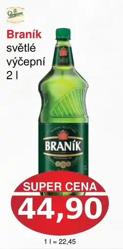 PLUS JIP Braník světlé výčepní vy nabídka