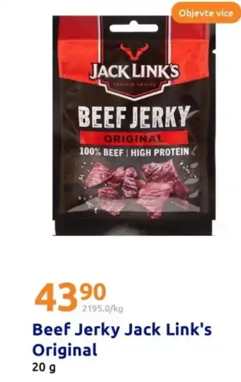 Action Beef jerky jack link's original nabídka