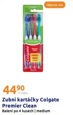 Action Zubní kartáčky colgate premier clean nabídka