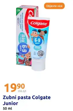 Action Zubní pasta colgate junior nabídka