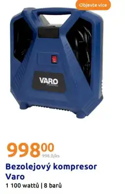 Action Bezolejový kompresor varo nabídka