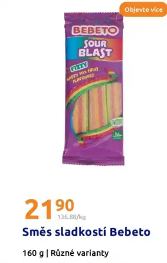 Action Směs sladkostí bebeto nabídka