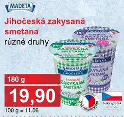 PLUS JIP MADETA Jihočeská zakysaná smetana nabídka