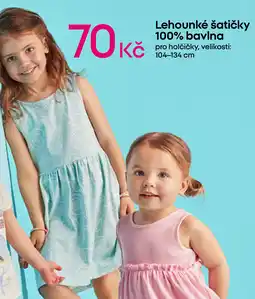 Pepco Lehounké šatičky 100% bavlna nabídka
