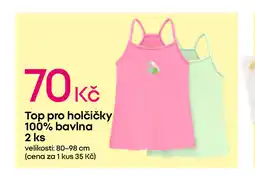 Pepco Top pro holčičky 100% bavlna 2 ks nabídka
