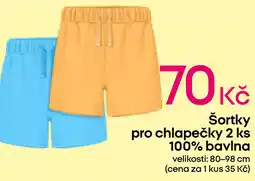 Pepco Šortky pro chlapečky 2 ks 100% bavlna nabídka