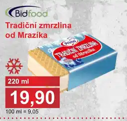 PLUS JIP Tradiční zmrzlina od Mrazíka nabídka