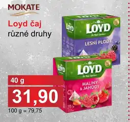 PLUS JIP Loyd čaj nabídka