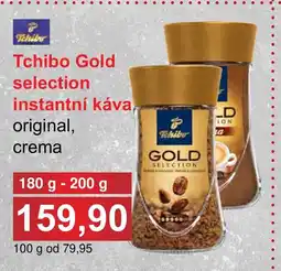 PLUS JIP Tchibo Gold selection instantní káva, original, crema nabídka