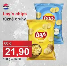 PLUS JIP Lay's chips nabídka