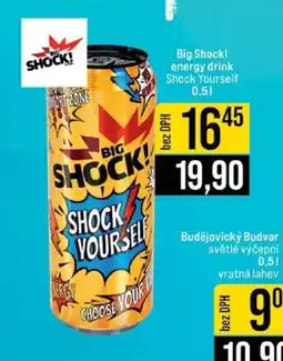 Jip BIG SHOCK! Energy drink shock yourself nabídka