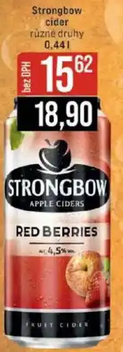 Jip Strongbow cider nabídka