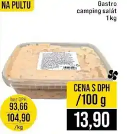 Jip Gastro camping salát nabídka
