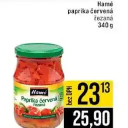 Jip Hamé paprika červená nabídka