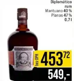 Jip DIPLOMÁTICO Rum nabídka