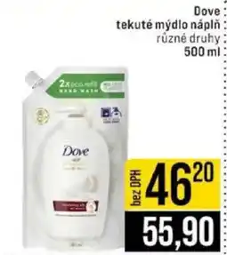 Jip DOVE Tekuté mýdlo náplň nabídka