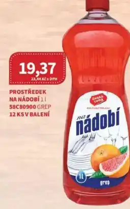 Kubík potraviny Prostředek na nádobí nabídka