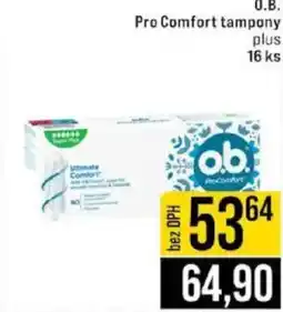 O.B. Pro comfort tampony