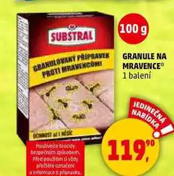Penny Market GRANULE NA MRAVENCE, 1 balení nabídka