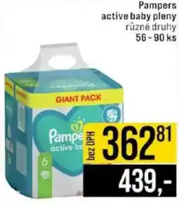 Jip PAMPERS Active baby pleny nabídka