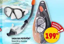 Penny Market SADA NA POTÁPĚNÍ šnorchl a maska, 1 balení nabídka