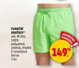 Penny Market FUNKČNÍ KRAŤASY vel. M-XXL, 100% polyamid, zelená, modrá či oranžová barva, 1 ks nabídka