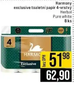 Jip HARMONY Exclusive toaletni papir 4-vrstvý nabídka