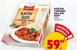 Penny Market KATŮV ŠLEH Z VEPŘOVÉHO MASA, RÝŽE APETIT, 400 g nabídka
