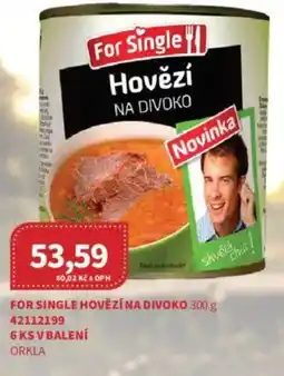 Kubík potraviny For single hovězí na divoko nabídka