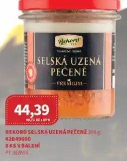 Kubík potraviny Rekord selská uzená pečeně nabídka