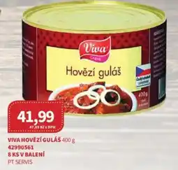 Kubík potraviny Viva hovězí guláš nabídka
