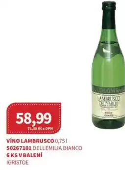 Kubík potraviny Víno lambrusco nabídka