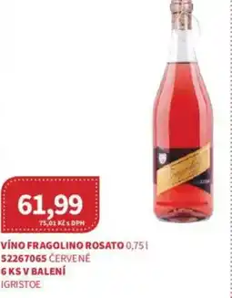 Kubík potraviny Víno fragolino rosato nabídka