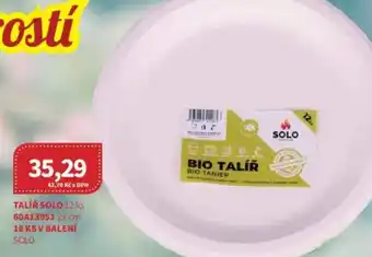 Kubík potraviny Talíř solo nabídka