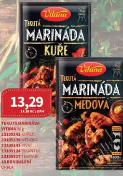Kubík potraviny Tekutá marináda vitana nabídka