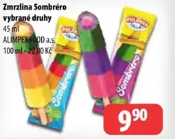 Partner Maloobchodní síť Zmrzlina sombrero vybrané druhy nabídka