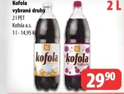 Partner Maloobchodní síť Kofola vybrané druhy nabídka