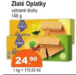 COOP DISKONT Zlaté Oplatky nabídka