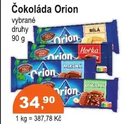 COOP DISKONT Čokoláda Orion nabídka