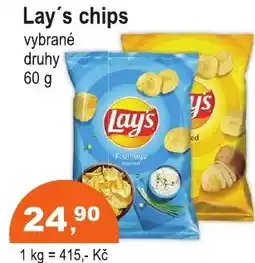 COOP DISKONT Lay's chips nabídka