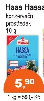 COOP DISKONT Haas Hassa konzervační prostředek nabídka