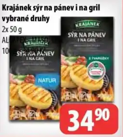 Partner Maloobchodní síť Krajánek sýr na pánev i na gril vybrané druhy nabídka
