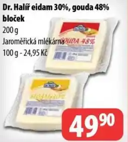 Partner Maloobchodní síť Dr. halíř eidam 30%, gouda 48% bloček nabídka