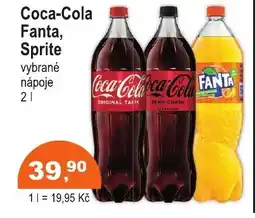 COOP DISKONT Coca-Cola Fanta, Sprite nabídka
