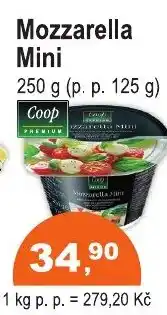 COOP DISKONT Mozzarella Mini nabídka