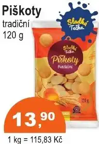 COOP DISKONT Piškoty tradiční nabídka