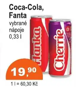 COOP DISKONT Coca-Cola, Fanta nabídka