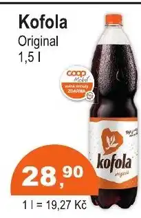 COOP DISKONT Kofola Original nabídka